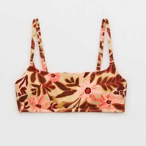 Aerie Straight Scoop Bikini Top Size M
